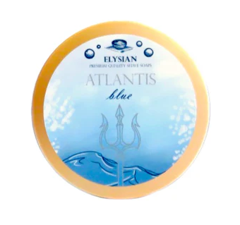 ELYSIAN SOAP  Atlantis Blue Men's Shaving Soap  Cashmere Base  4oz
