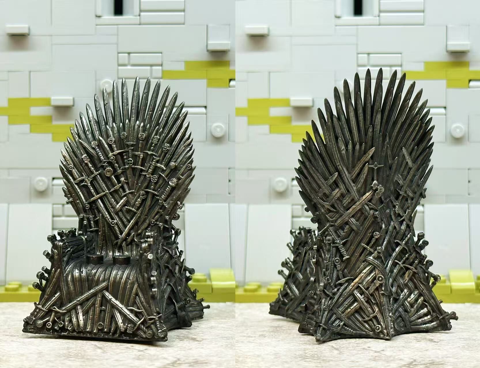 【Loong Brick】鐵王座（可坐樂高人偶）