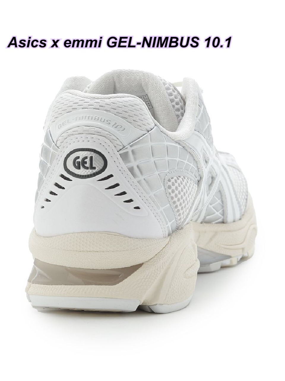 Asics x emmi GEL-NIMBUS 10.1 白色波鞋