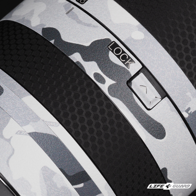 LIFE+GUARD 鏡頭貼膜安裝示意，適用 SONY E 18-200mm F3.5-6.3 OSS LE