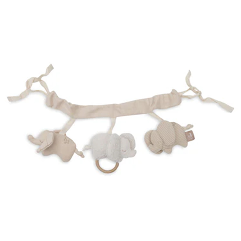 荷蘭Jollein 推車提籃玩具鏈-Elephant Tales