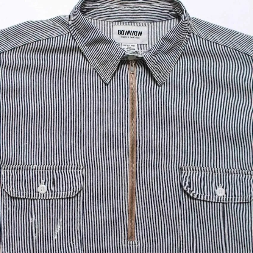 10/16 RE-STOCK: BOWWOW WORK HICKORY STRIPE PO SHIRTS - PRE ORDER ITEM (預訂中)
