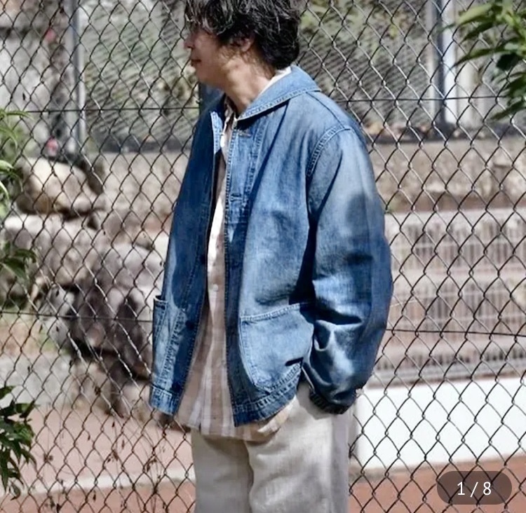 BOWWOW 2025 USN M43 DUNGAREE JUMPER SHAWL COLLAR - INDIGO AGING PRE ORDER ITEM (預訂中)