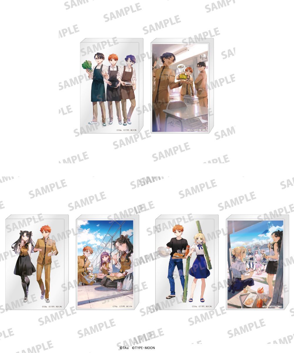 預購-衛宮家今天的餐桌風景 迷你壓克力飾牌套組 系列【日本進口精品】