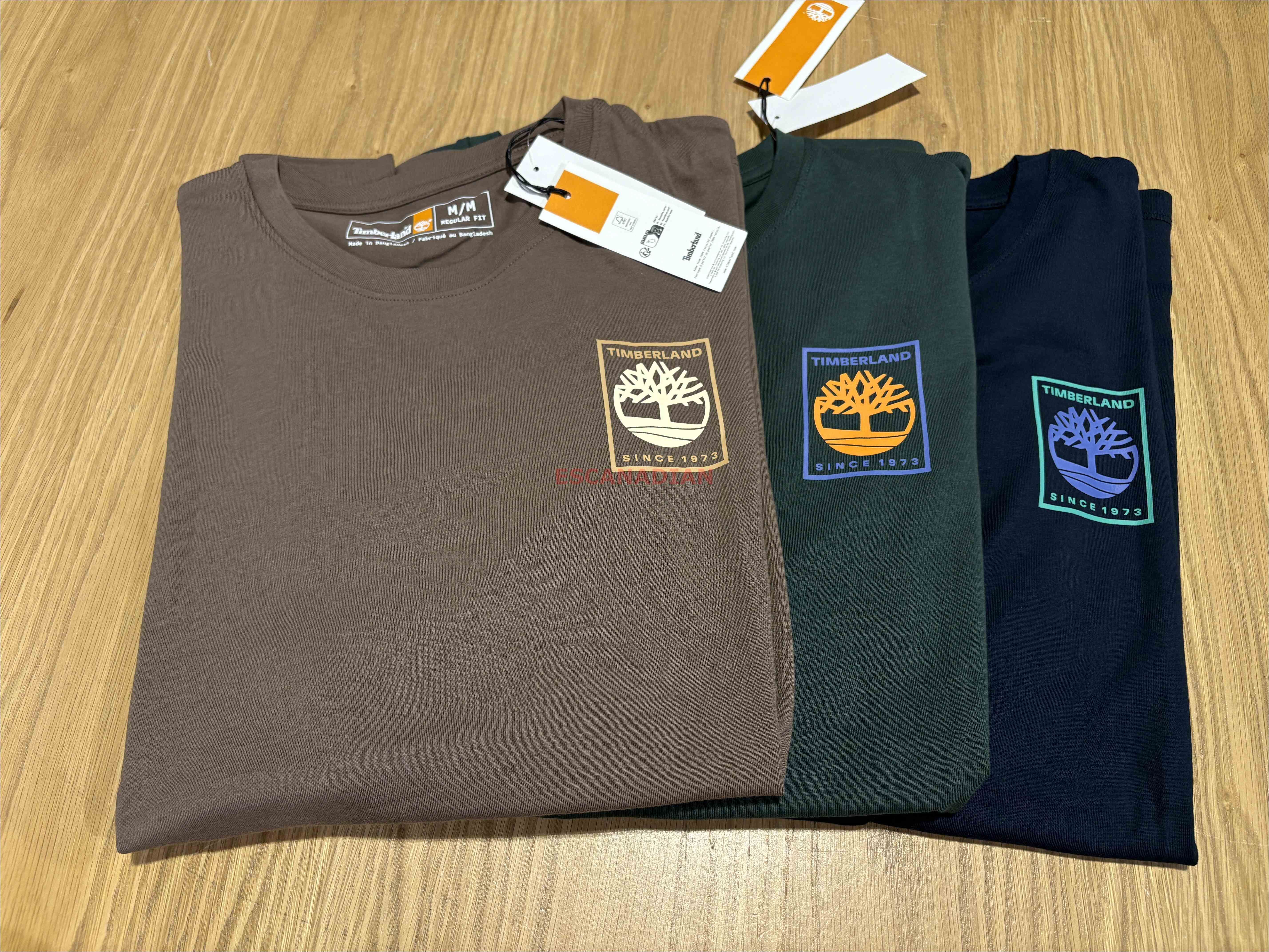 Timberland 大人 正反圖案 戶外森林圖案 短TEE (3色)