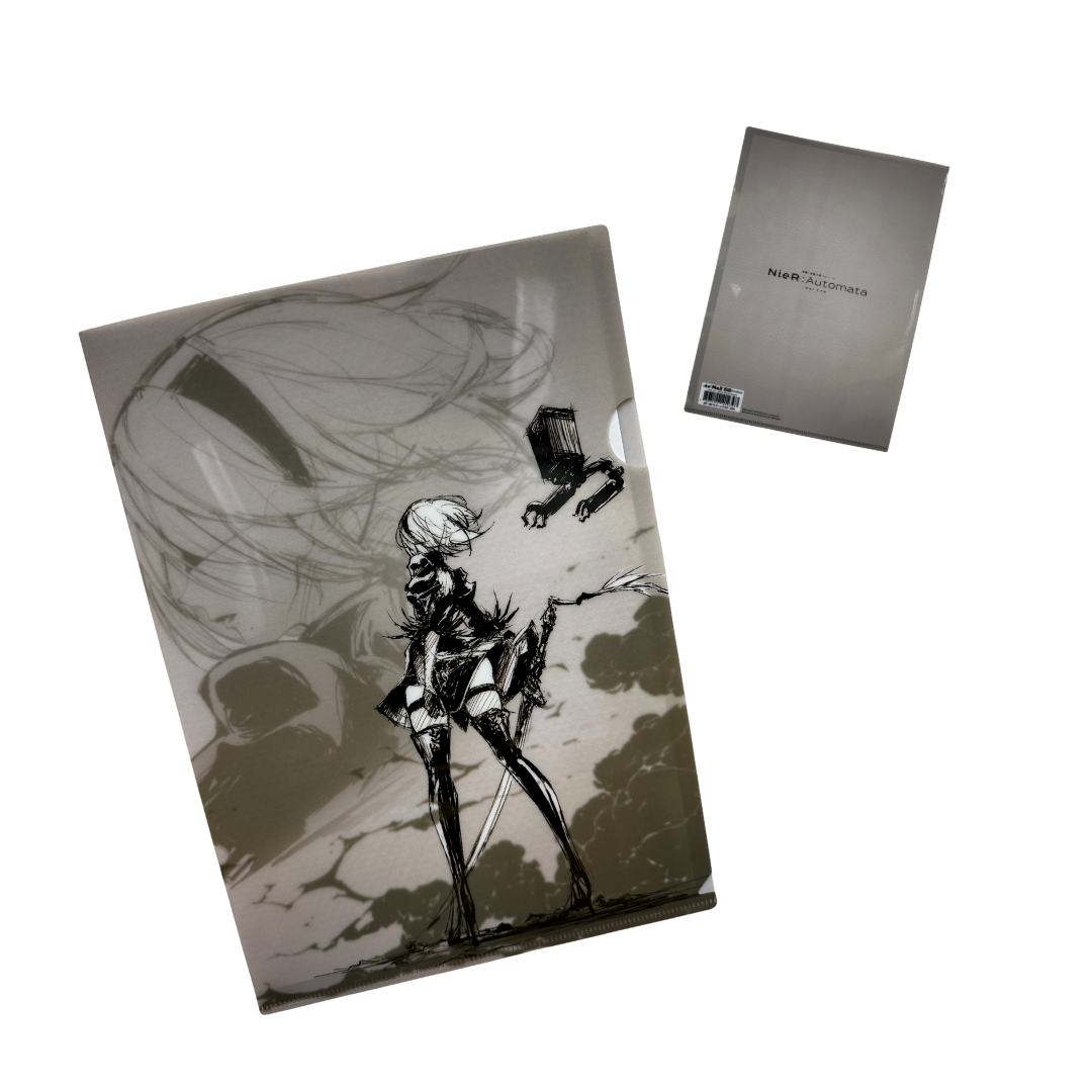 尼爾：自動人形 Ver1.1a A4文件夾 - 2B灰階