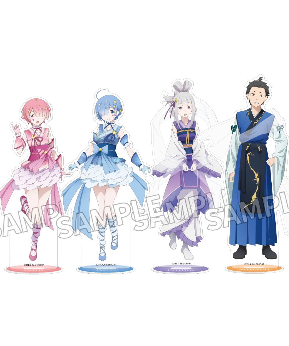 預購-「Re:從零開始的異世界生活」壓克力人形立牌 七夕 ver. 系列 【日本進口精品】