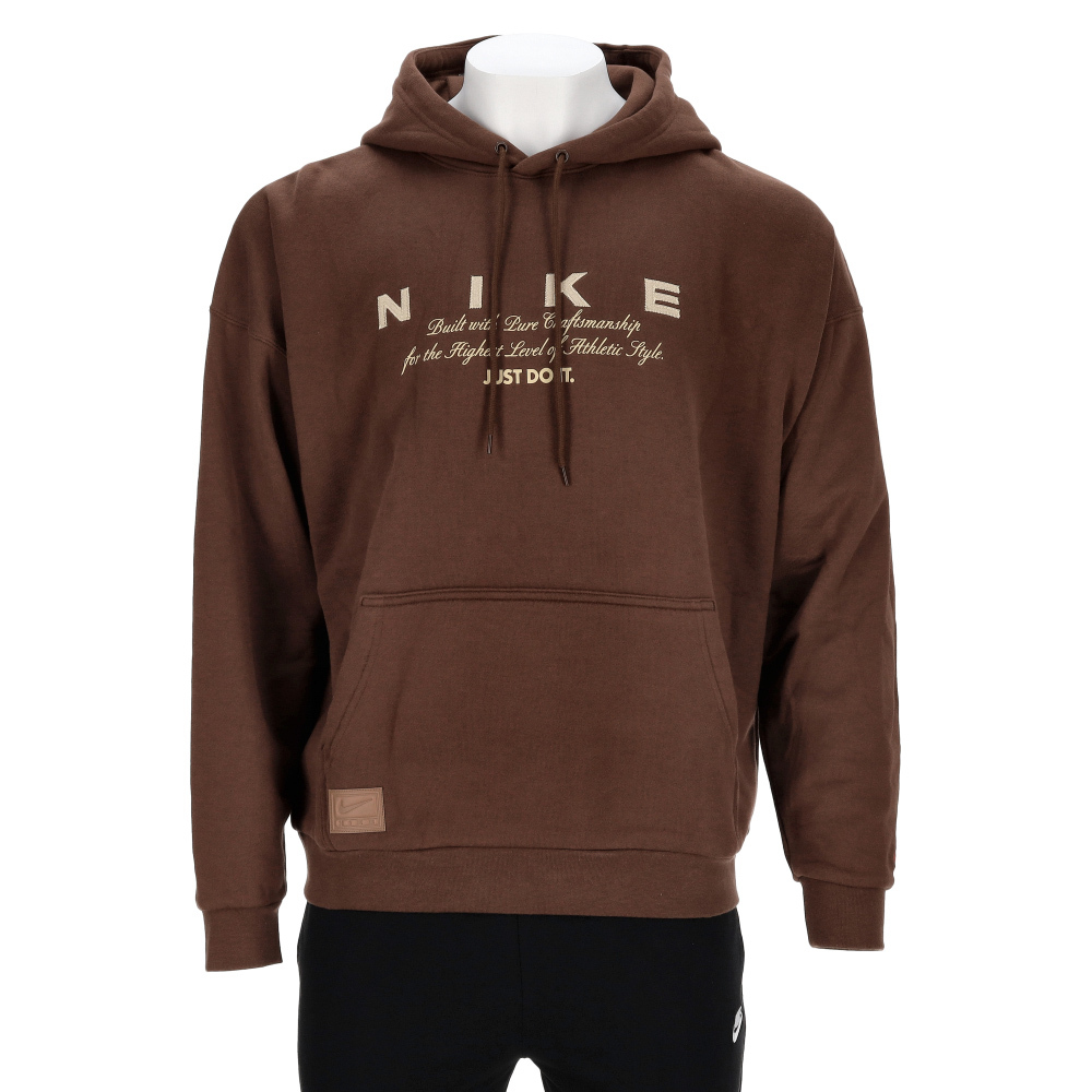 Nike Club OS PO HD GCEL 男款 咖啡色 運動 休閒 毛圈布 抽繩 連帽 長袖 HQ4745-259