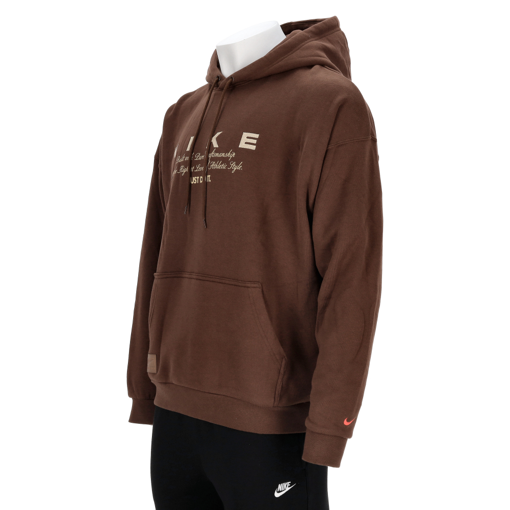 Nike Club OS PO HD GCEL 男款 咖啡色 運動 休閒 毛圈布 抽繩 連帽 長袖 HQ4745-259