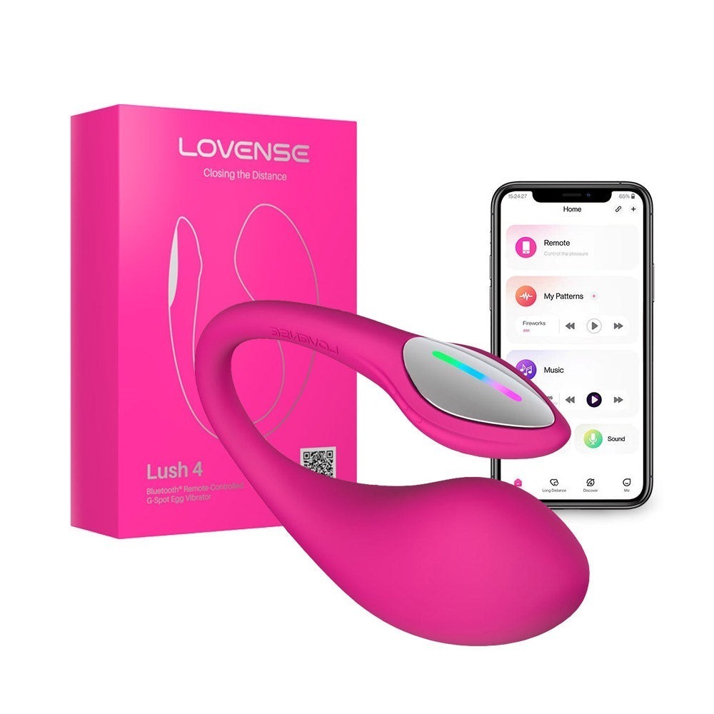 【熱門推薦！】Lovense Lush 4 APP遠程控制按摩器|強力震動|靜音設計|防水快充|開啟長距親密體驗