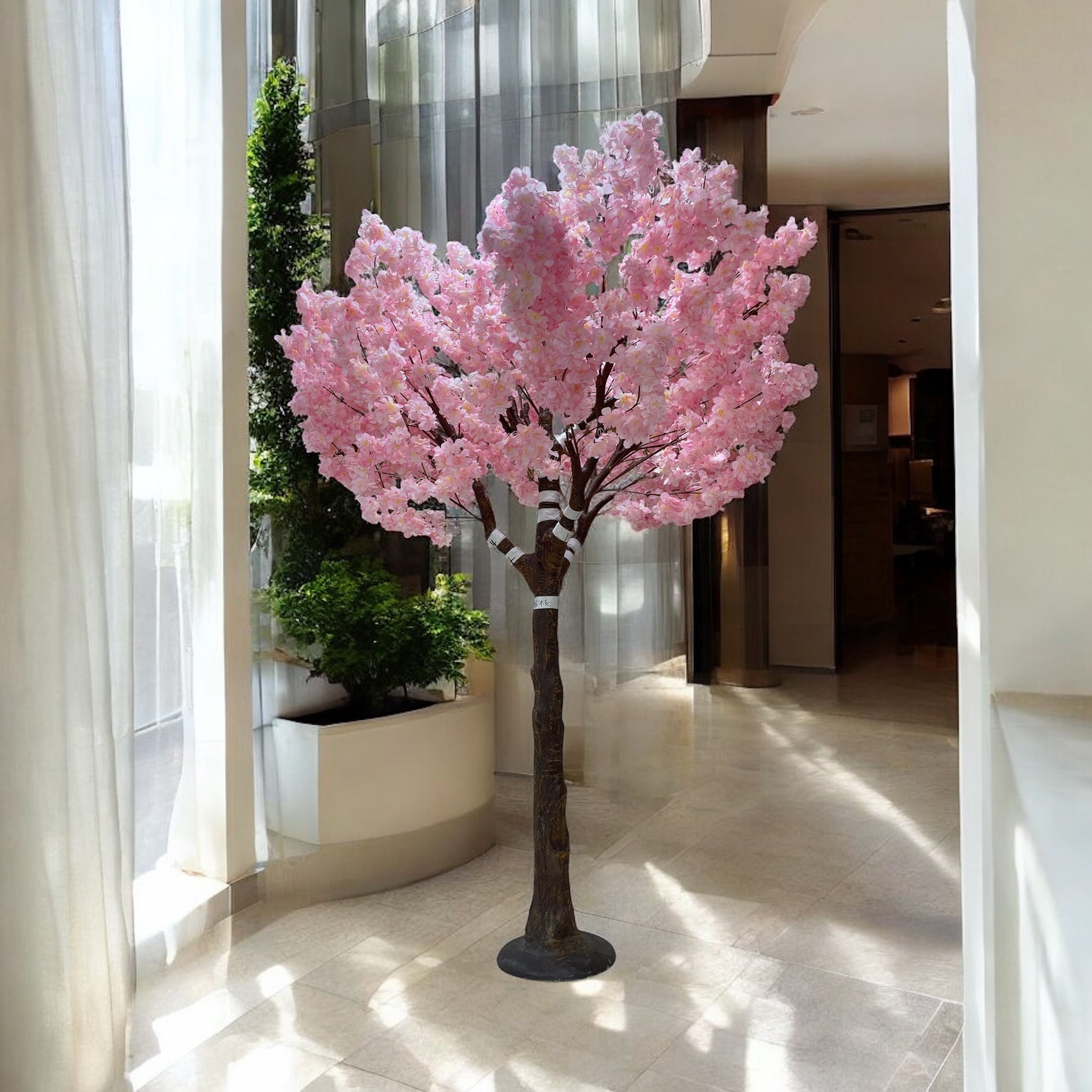 【預購】仿真絹布櫻花樹 【高約1米8】