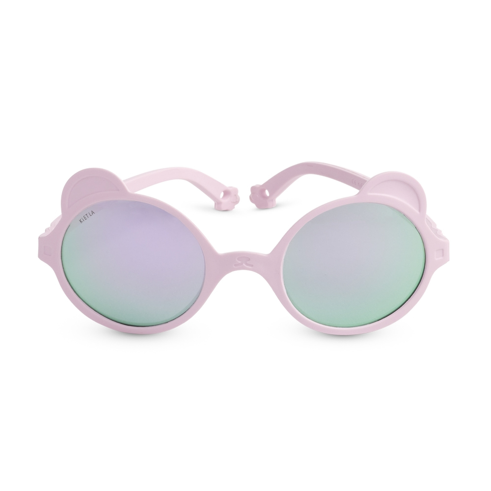 法國KiETLA OURS'ON萌貝熊幼兒太陽眼鏡(1-4Y 淺玫粉)