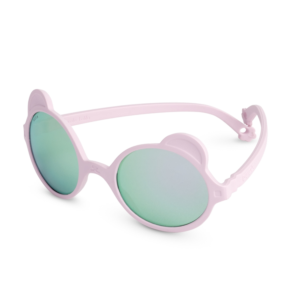 法國KiETLA OURS'ON萌貝熊幼兒太陽眼鏡(1-4Y 淺玫粉)