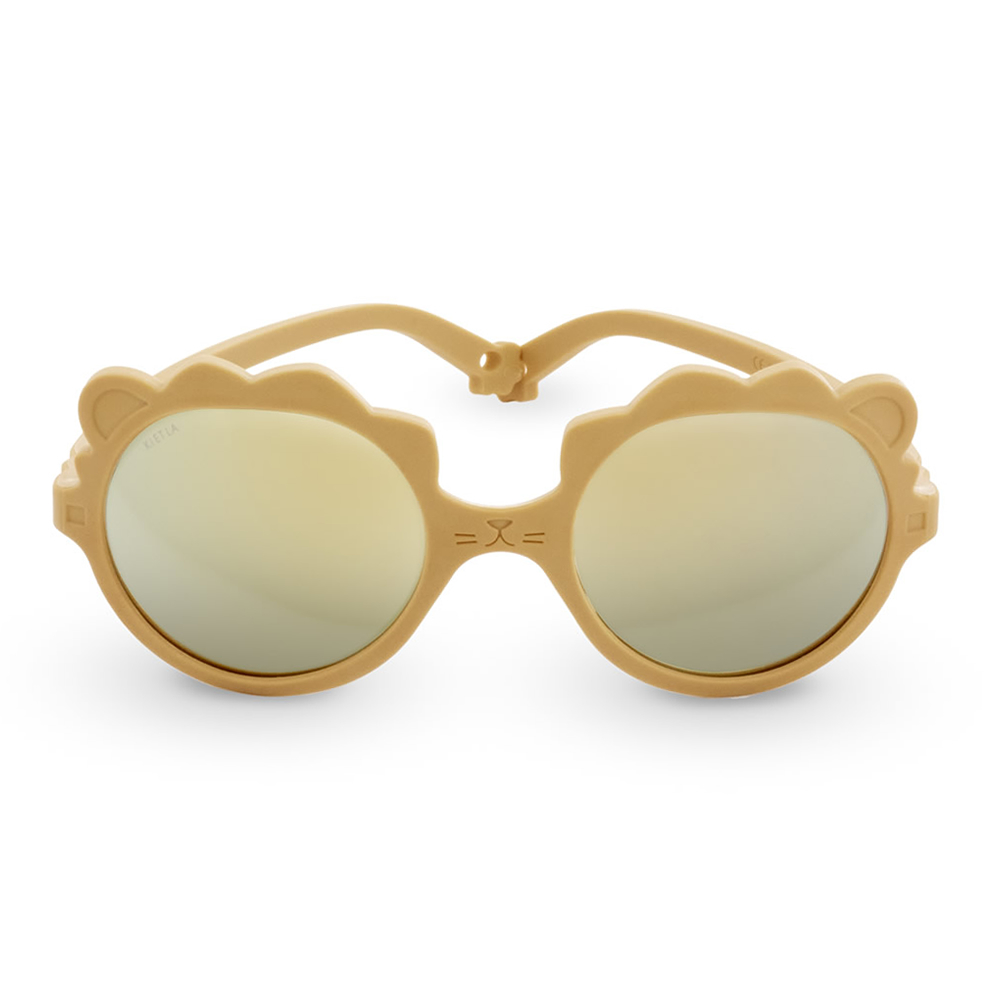 法國KiETLA LION萌貝獅幼兒太陽眼鏡(1-4Y 蜂蜜黃)