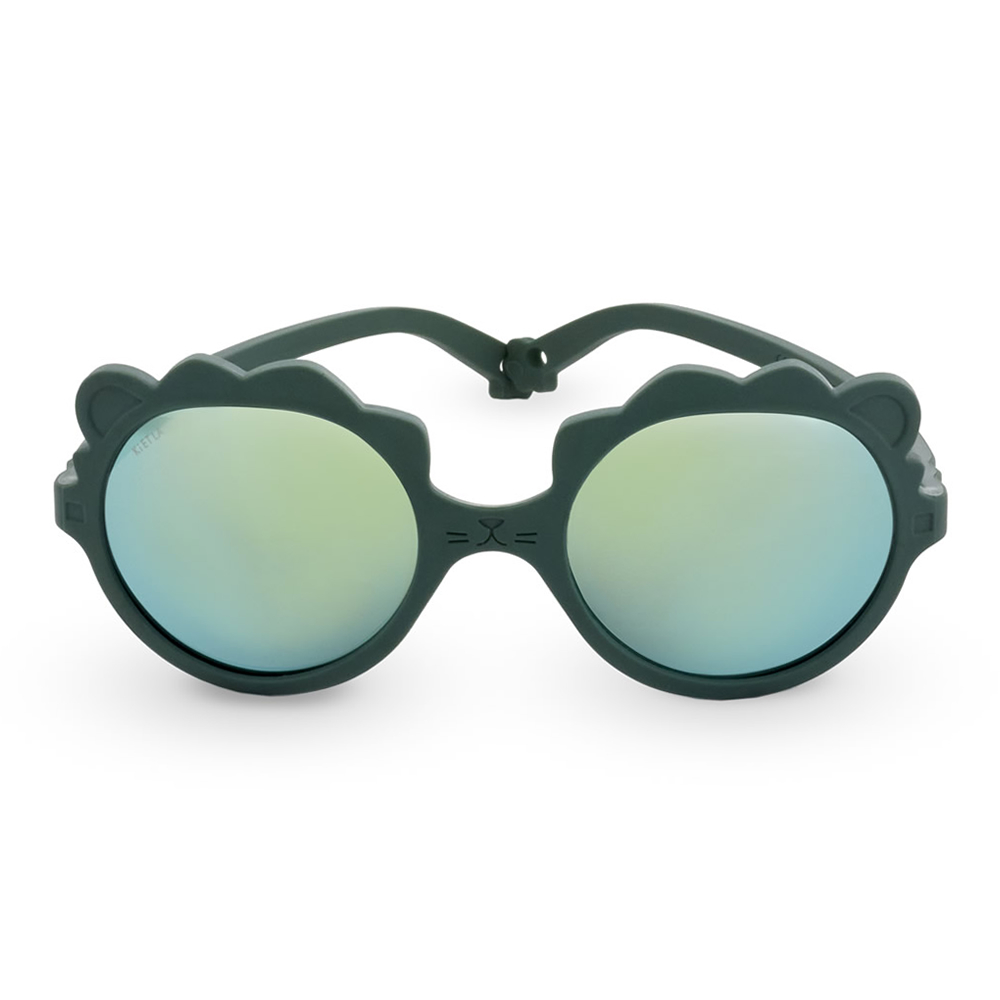 法國KiETLA LION萌貝獅幼兒太陽眼鏡(1-4Y 松葉綠)