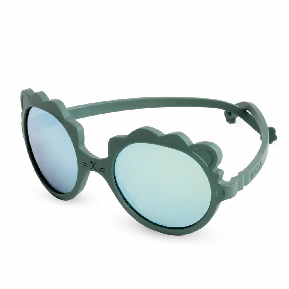 法國KiETLA LION萌貝獅幼兒太陽眼鏡(1-4Y 松葉綠)