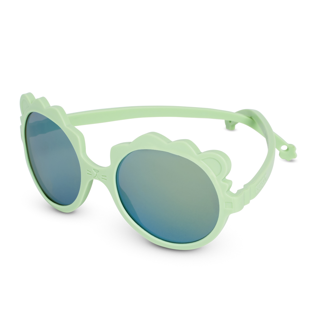 法國KiETLA LION萌貝獅幼兒太陽眼鏡(1-4Y 霧灰綠)