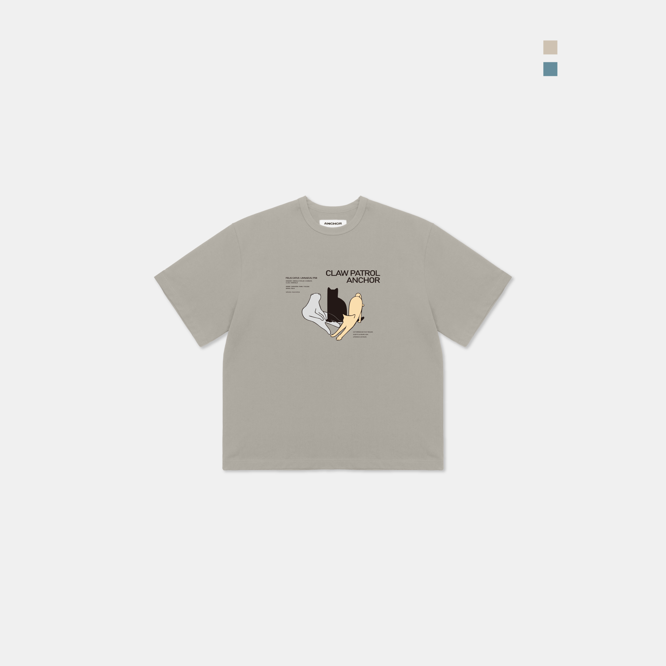 ACR A-43 貓咪巡邏隊 慵懶 悠閒日常 短T 短袖