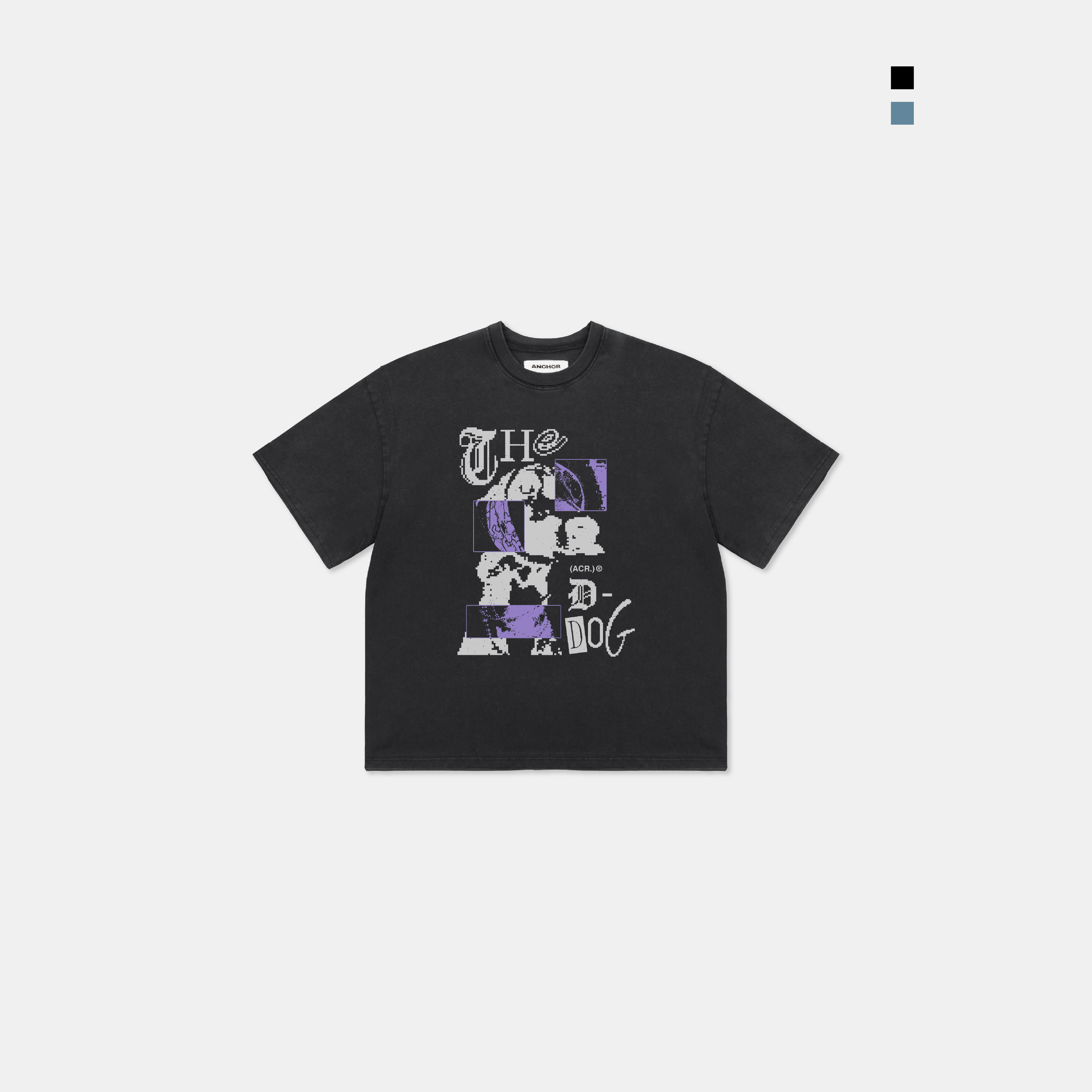 ACR A-44 Pixel Dog 像素狗 解構 風格 短T 短袖