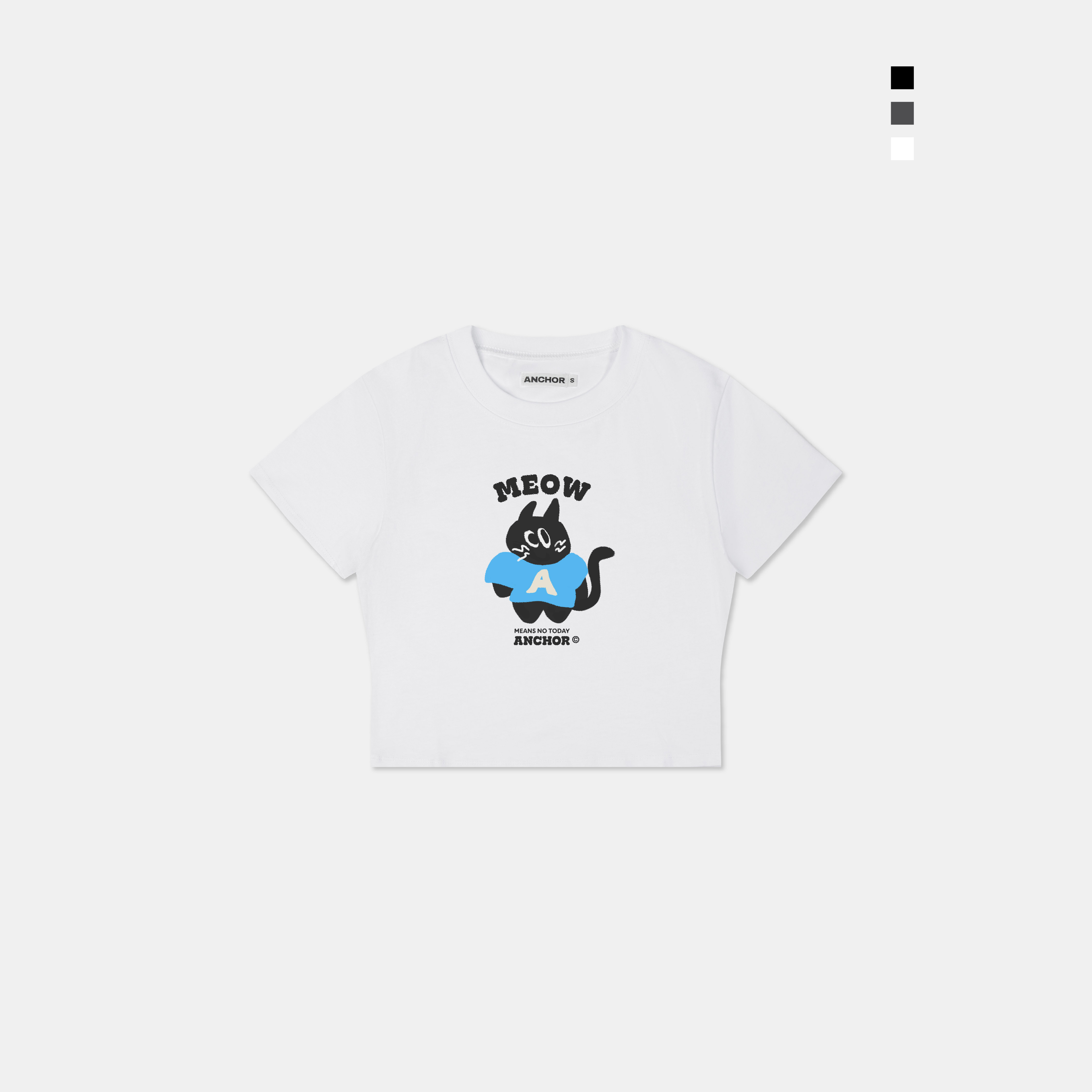 ACR AG-21 喵喵日常 慵懶 塗鴉 短版 短袖 上衣