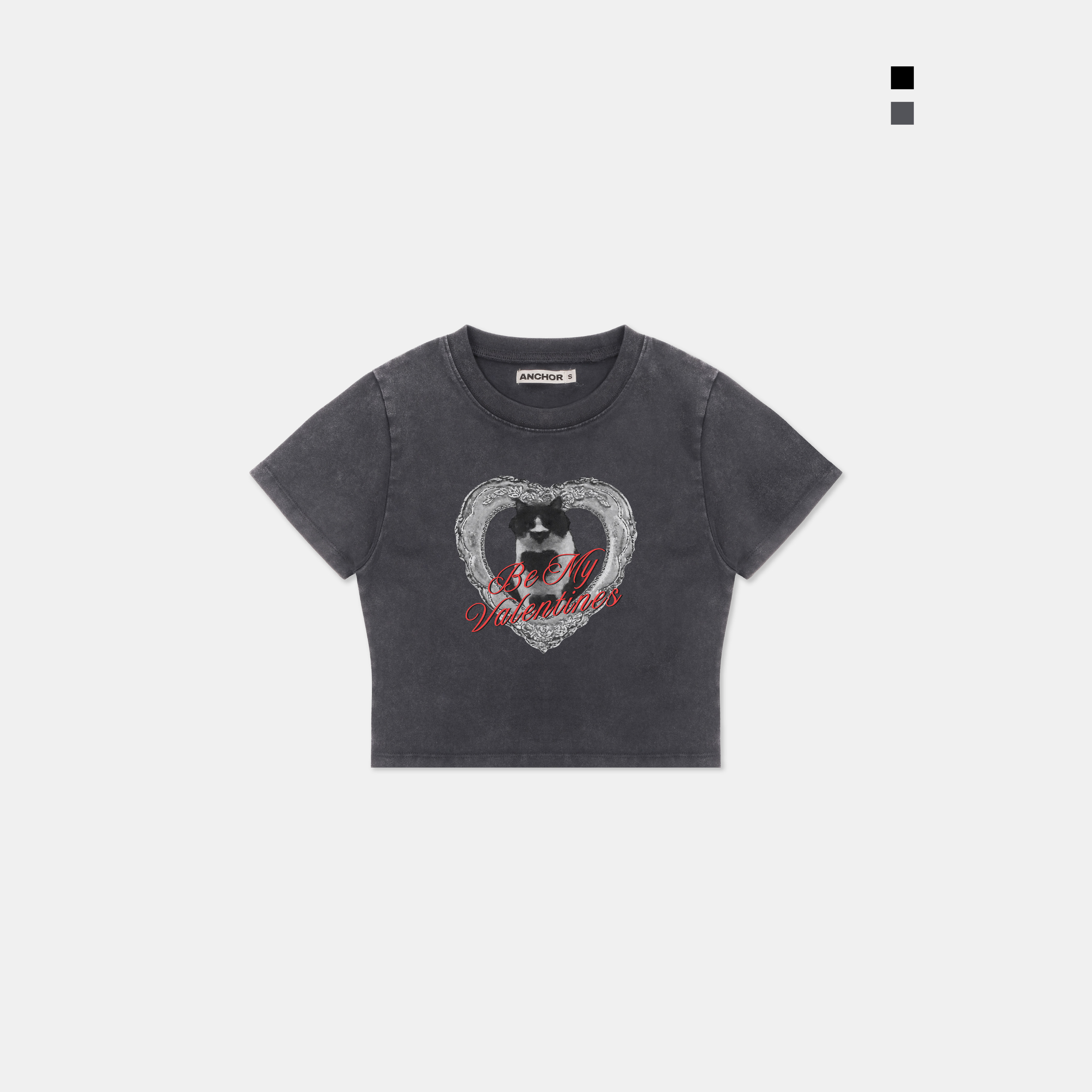 ACR AG-22 畫框貓 懷舊 浪漫 短版 短袖 上衣