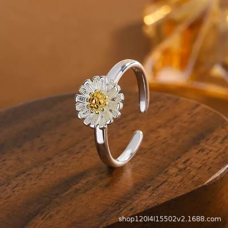 韓系熱門可愛小雛菊戒指