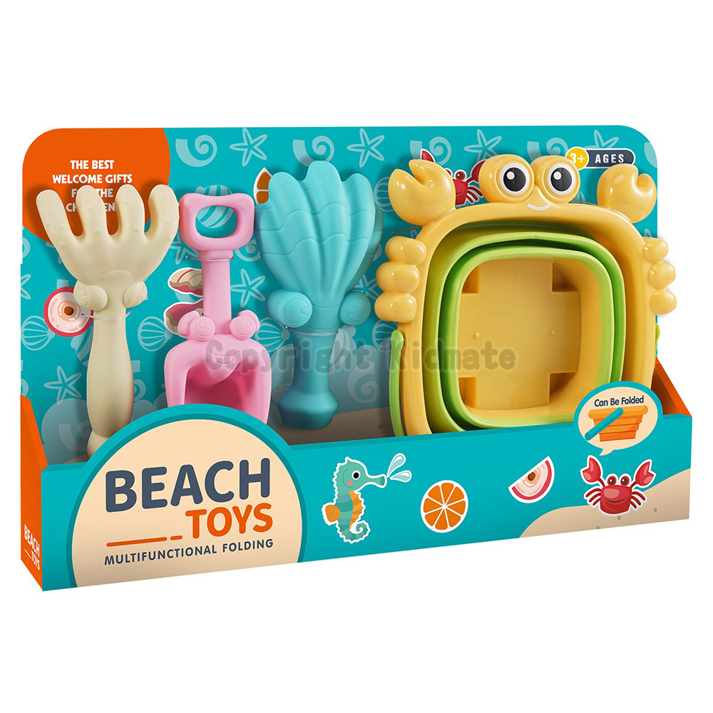 《 KIDMATE 》  螃蟹沙灘套組4pcs