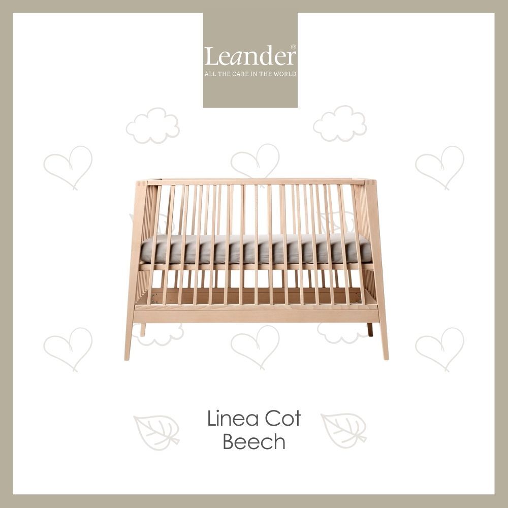 Leander Linea™ Baby Cot - Beech
