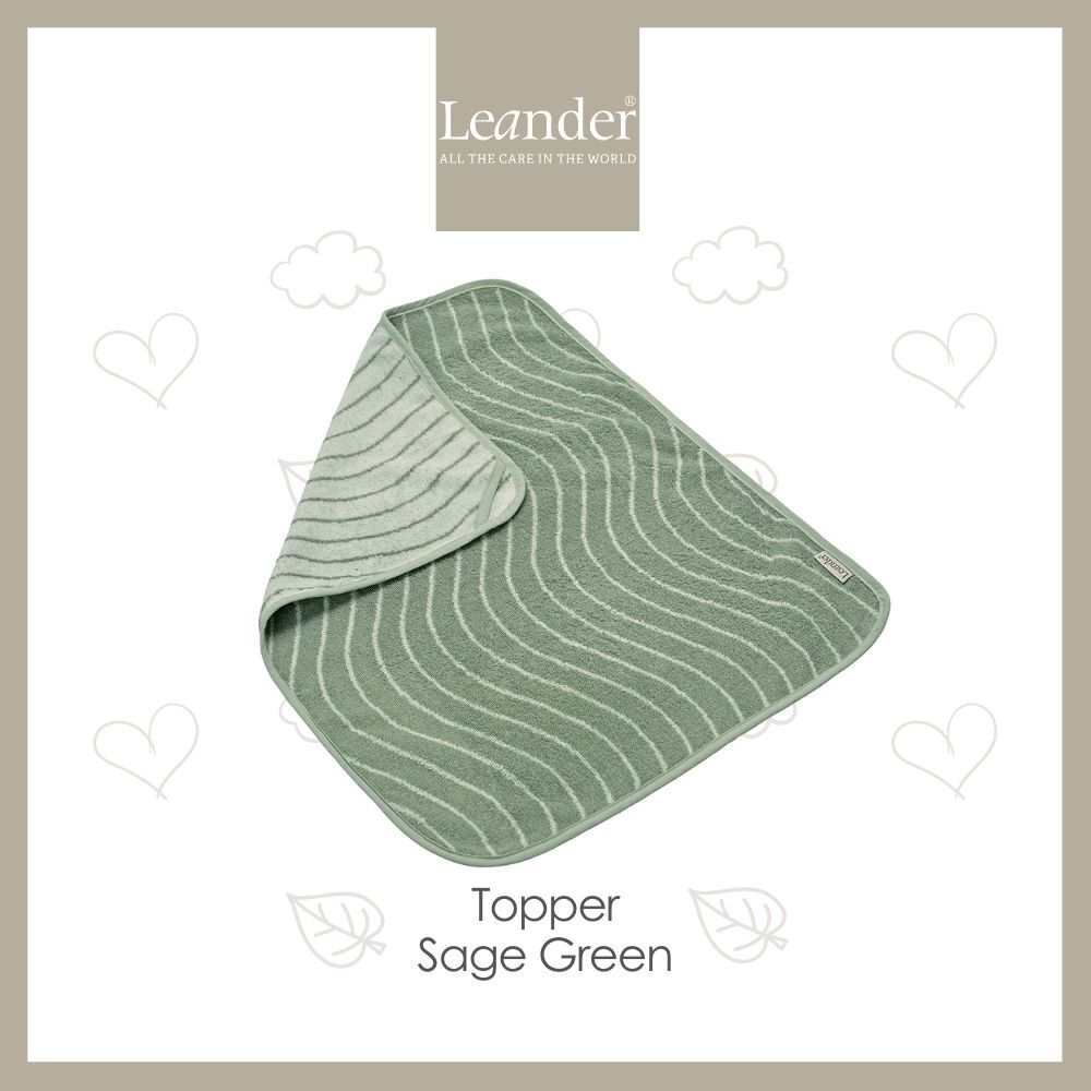 Leander Topper for Changing Mat-Woodland-Organic Cotton