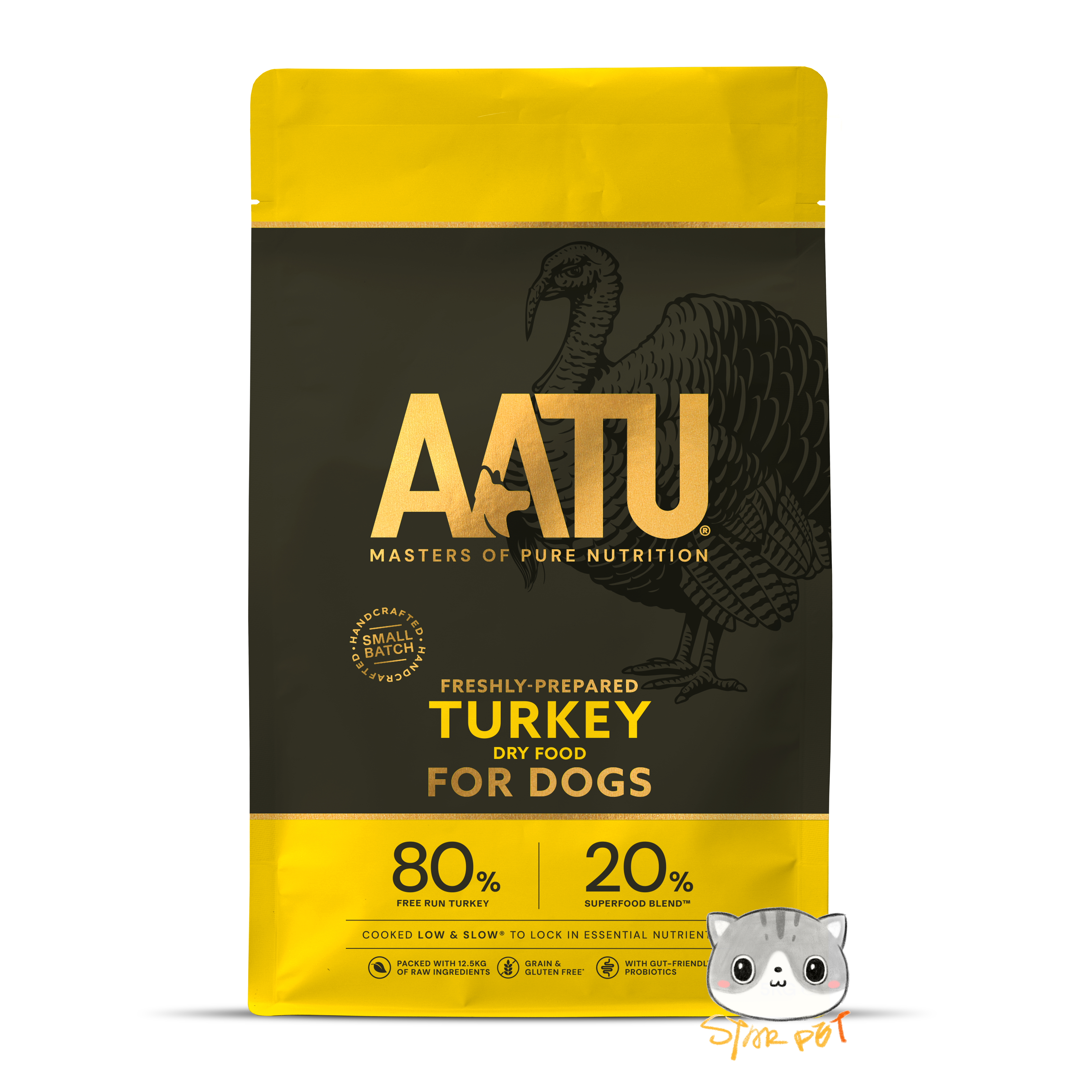 AATU Free Run Turkey Dog Recipe 1.5kg/5kg/10kg