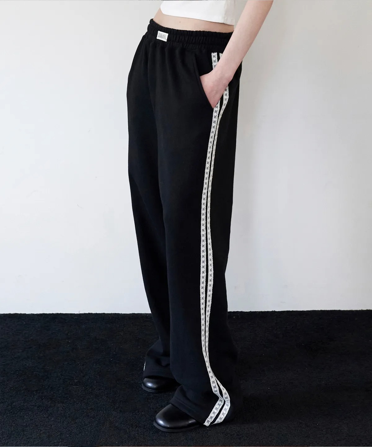 Rock Cake Lace Line 2way Jogger