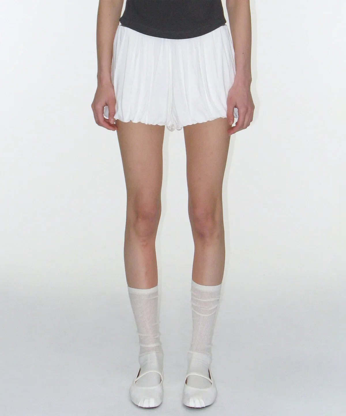 Rock Cake Puff Shirring Shorts
