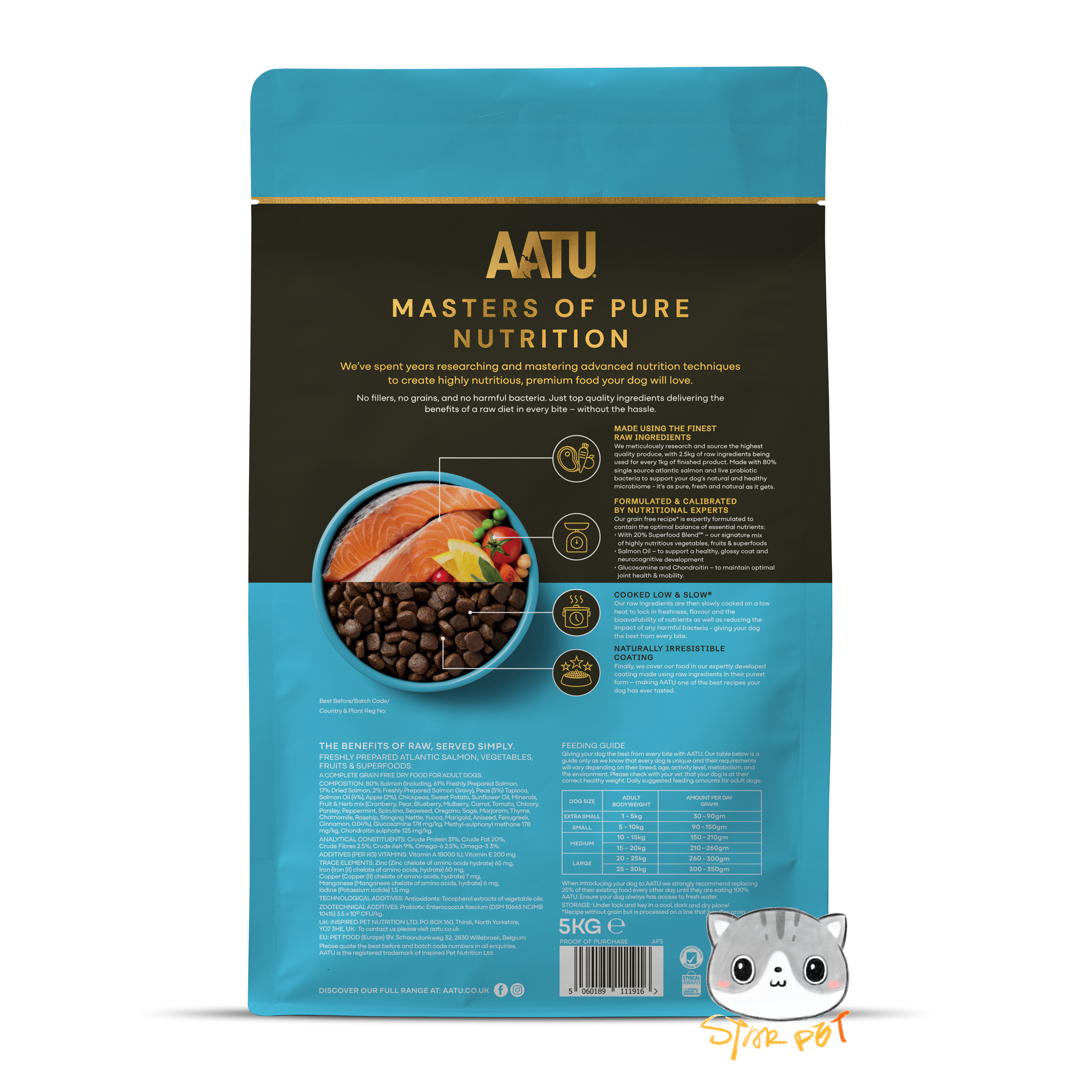 AATU Free Run Salmon Recipe 1.5kg/5kg/10kg