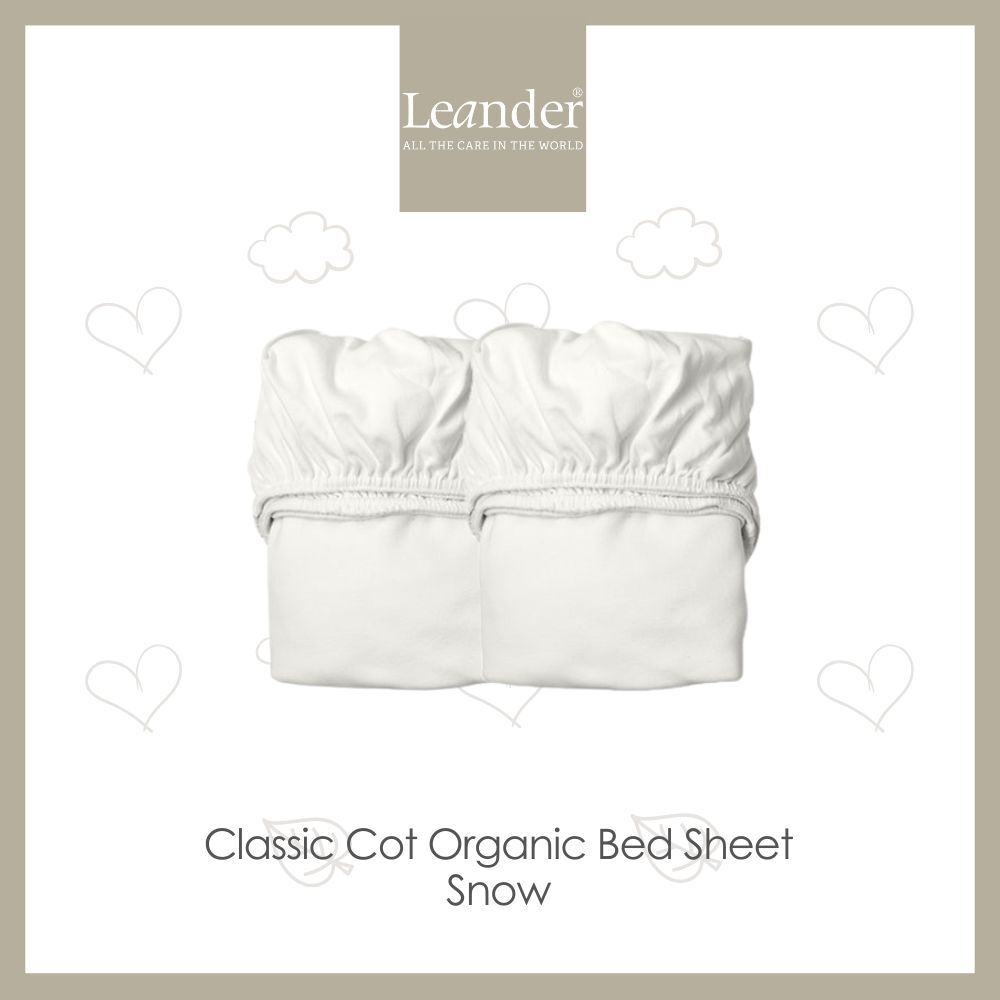 Leander Classic™ Organic Bed Sheet - Baby Cot