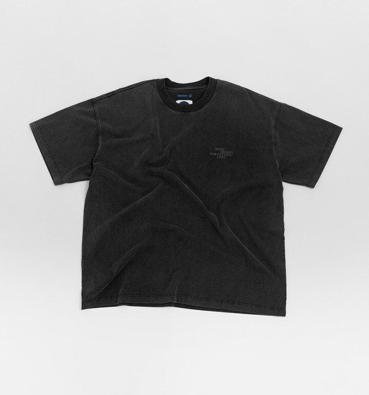 MELSIGN 水洗短袖T 黑/咖啡/橘 25 S/S Sat. more drinks for getting lost Tee