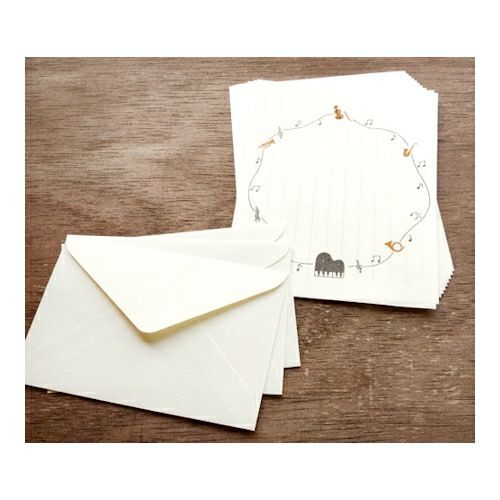 古川紙工 美濃和紙 信紙組: LR246 管弦樂隊