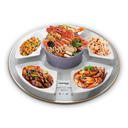 德國寶 German Pool  RWP-2368‧電磁爐暖菜轉盤‧香港行貨,原廠1年保養‧