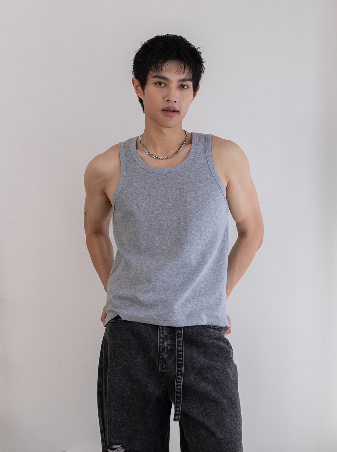 【2件499】MORE COLOR  空氣棉吸濕速乾背心