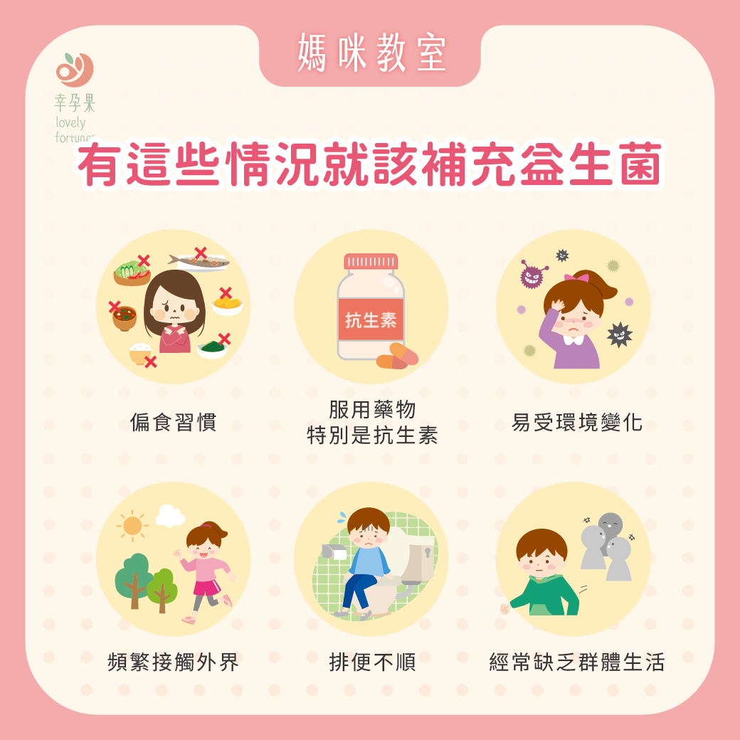 幸孕果媽咪教室 寶寶需要吃益生菌嗎?一次了解益生菌好處及挑選6大關鍵