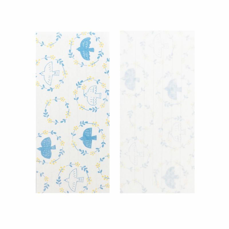 古川紙工 今日的信紙 信紙組: LIK39 鳥與花