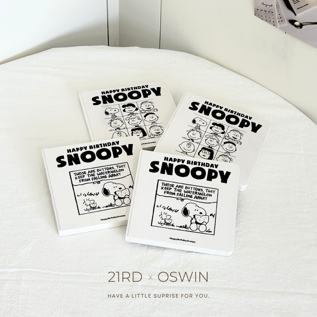 SNOOPY 史努比 九宮格漫畫 筆記本