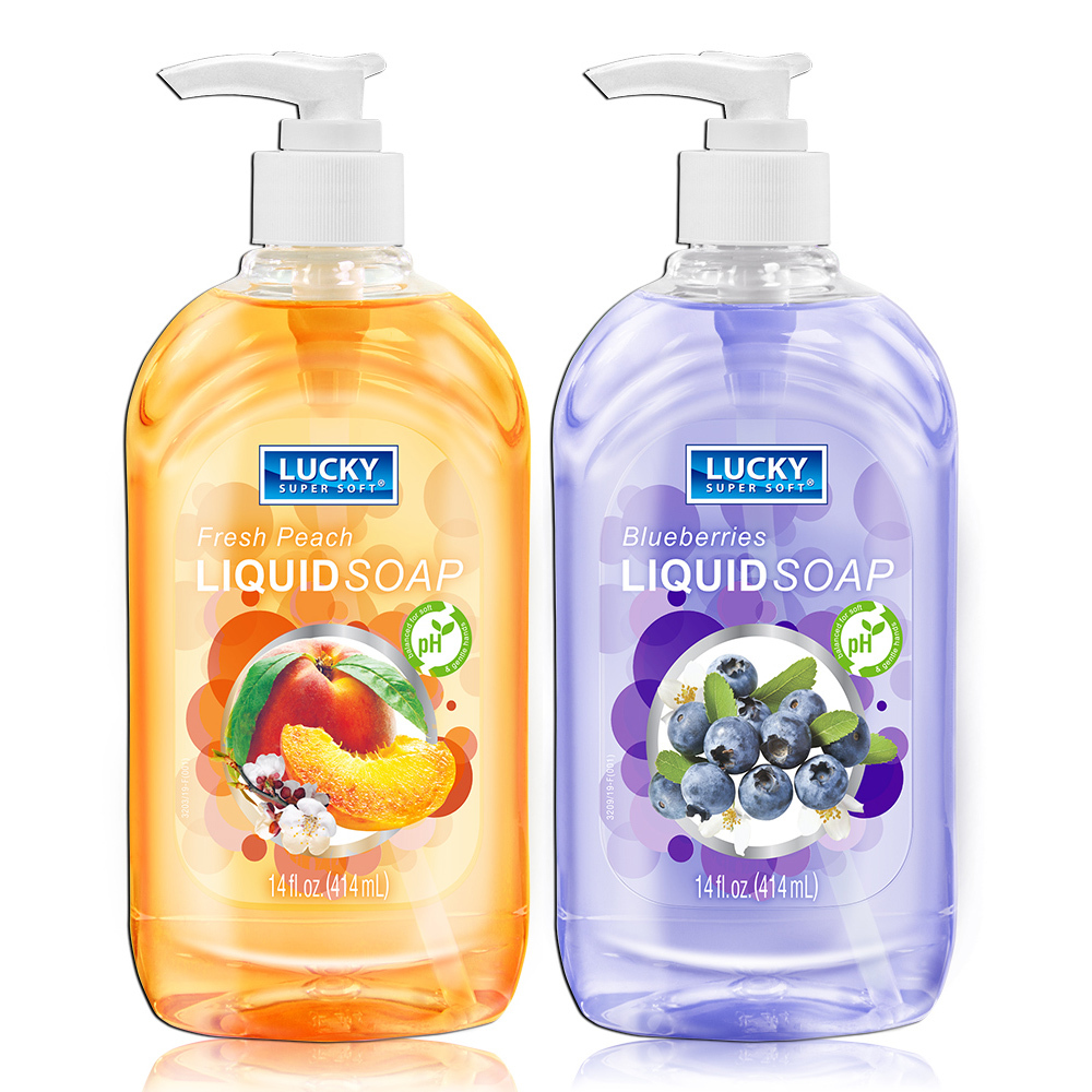 【Lucky Super Soft】維他命E洗手液14oz/414ml