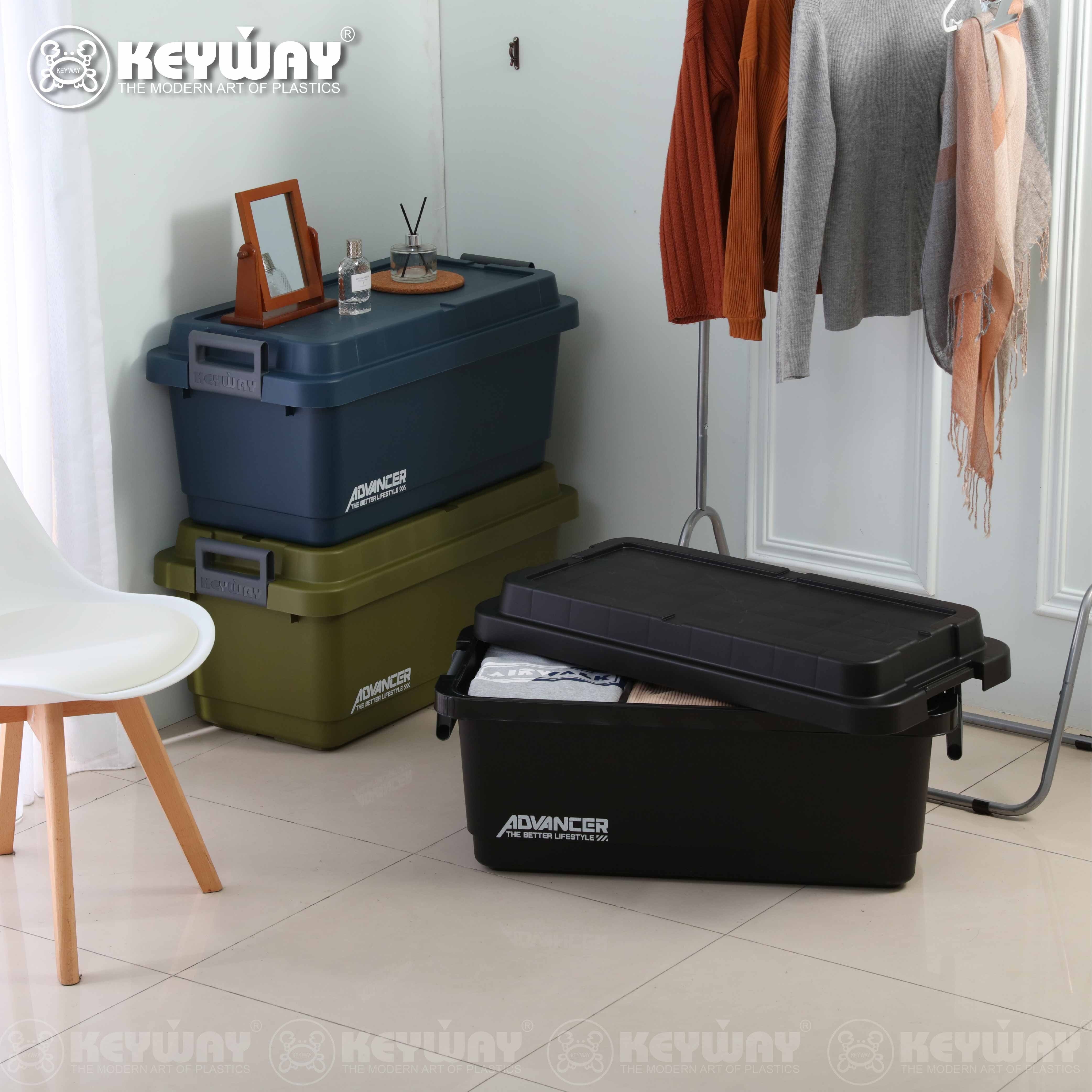 《真心良品》KEYWAY聯府 鐵馬重型收納箱85L-1入 SPP00054/SPP00055/SPP00056
