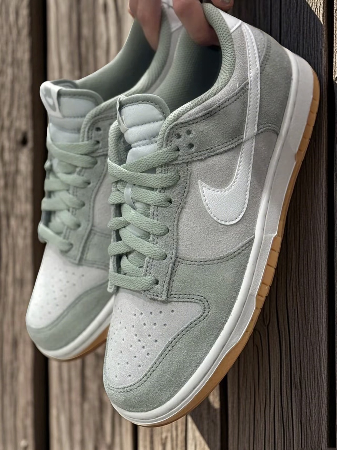 Nike Dunk Low SE 乾燥綠 麂皮 男女同款 HQ1931-300