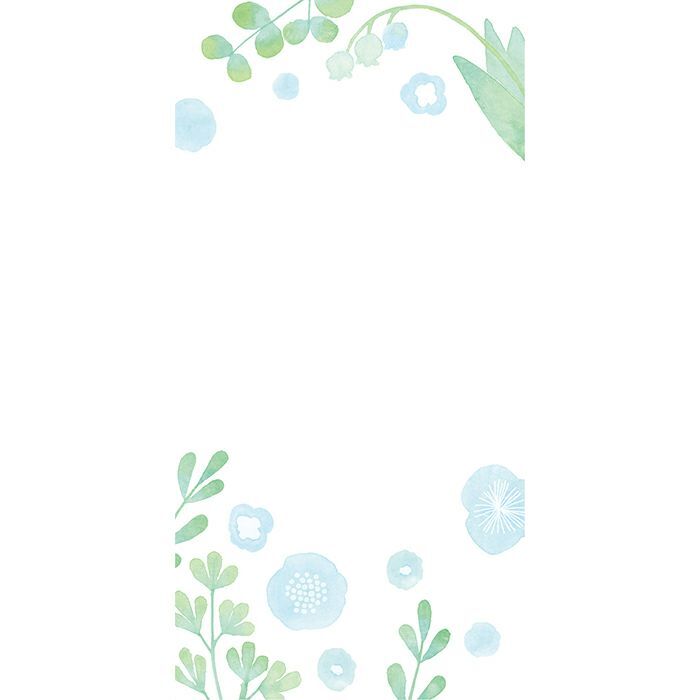 古川紙工 今日的信紙 信紙組: LI365 藍色小花