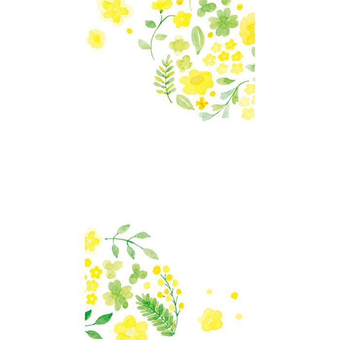 古川紙工 今日的信紙 信紙組: LI356 綠色花束