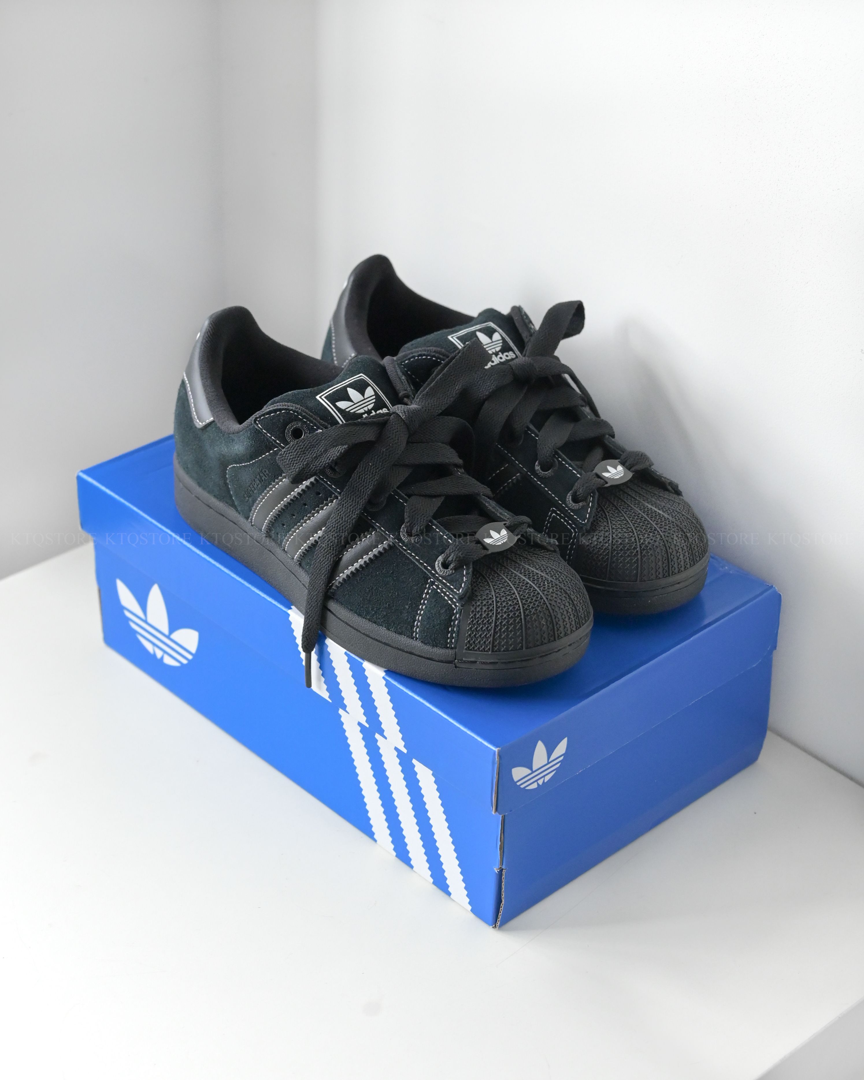 KTQ STORE ‧ Adidas Superstar II "Core Black" 純黑麂皮 JH5470、KI9520
