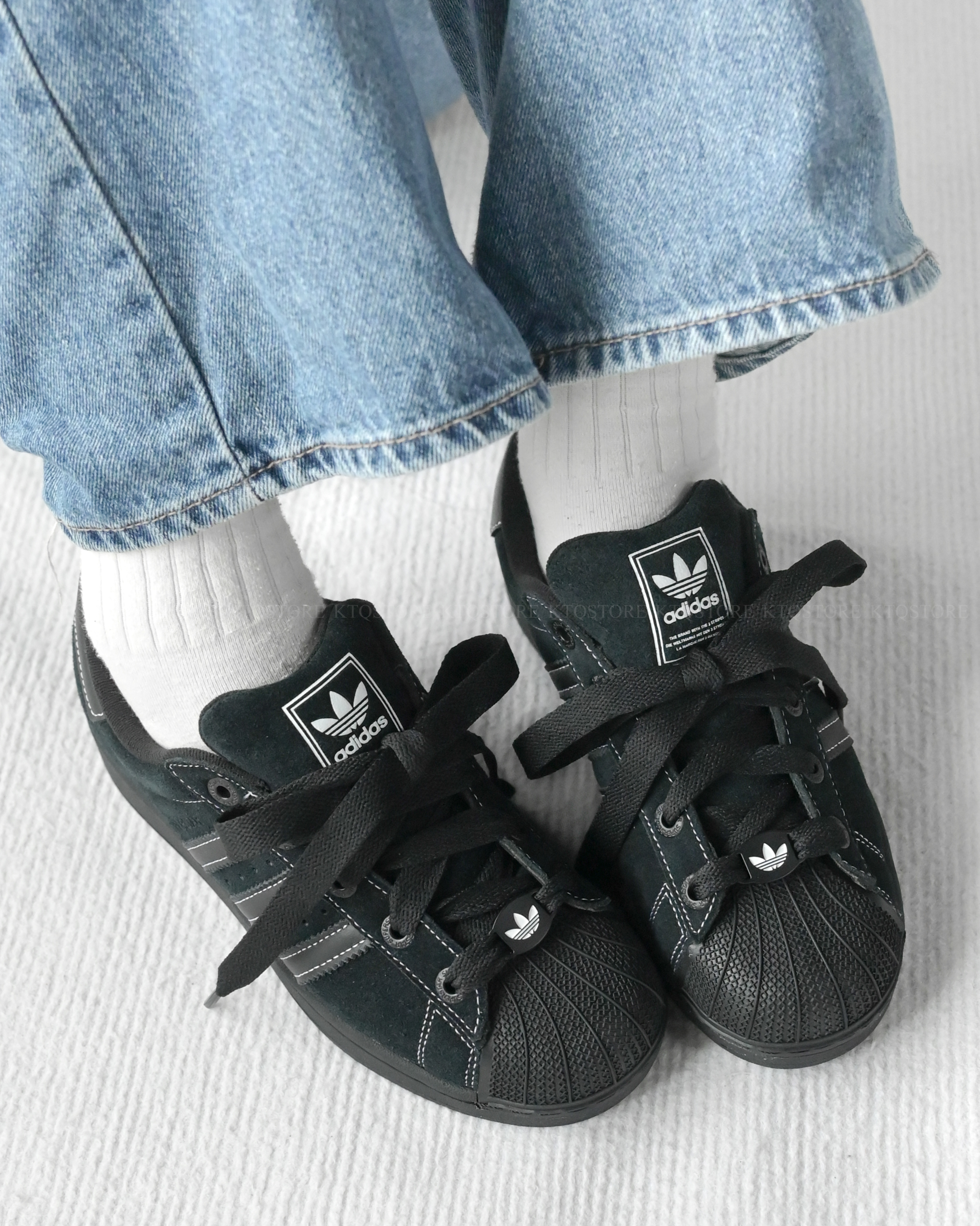 KTQ STORE ‧ Adidas Superstar II "Core Black" 純黑麂皮 JH5470、KI9520