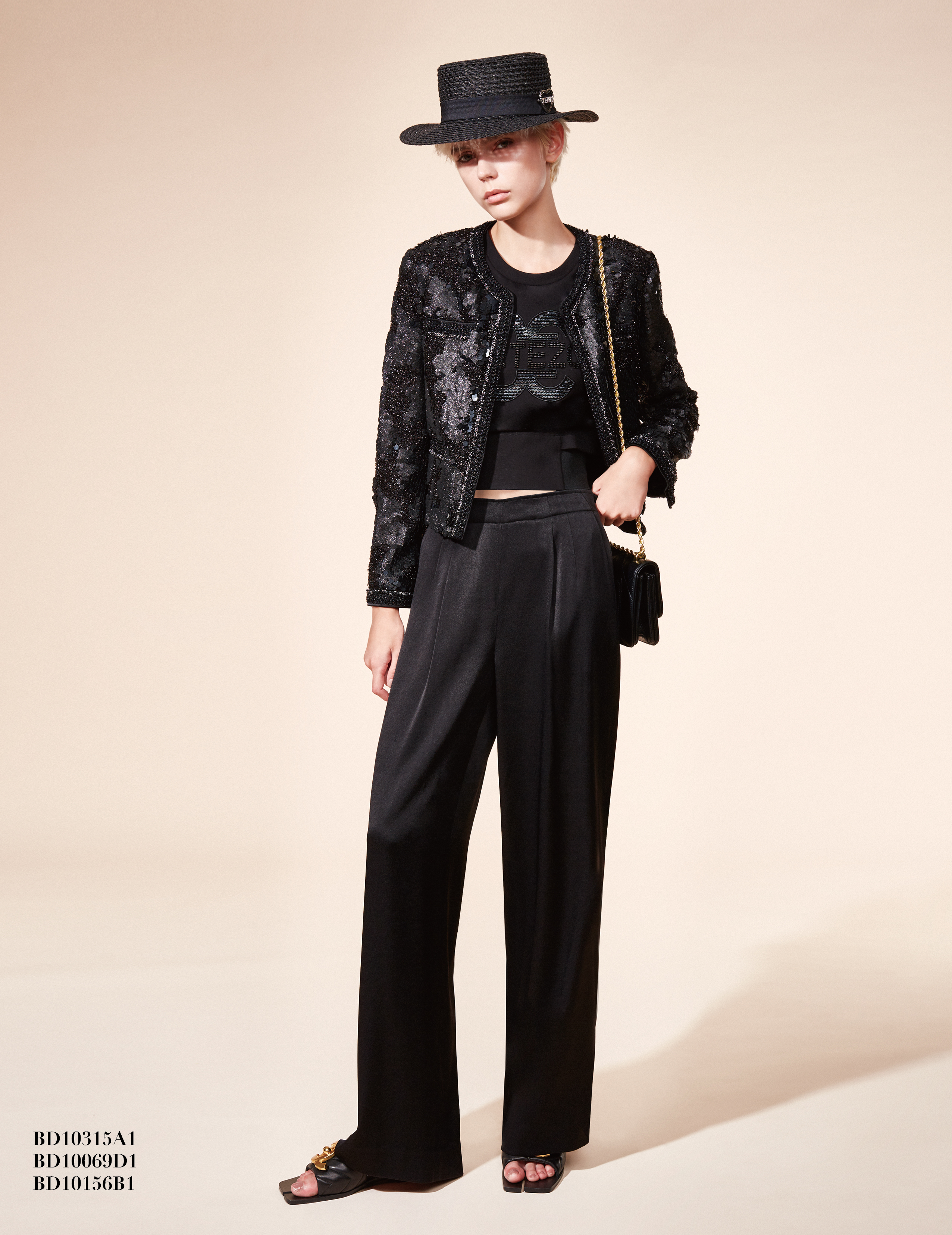 BD10069D1 閃蔥亮片小香外套