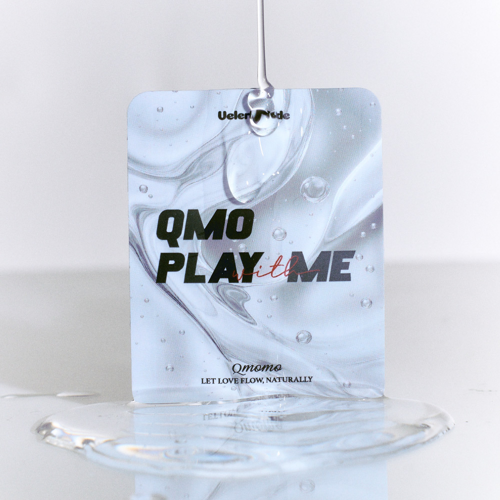 Qmomo Play With Me 【Uelert Nude】 Ultra-Wet Sensation Lubricant Gel (15pcs)